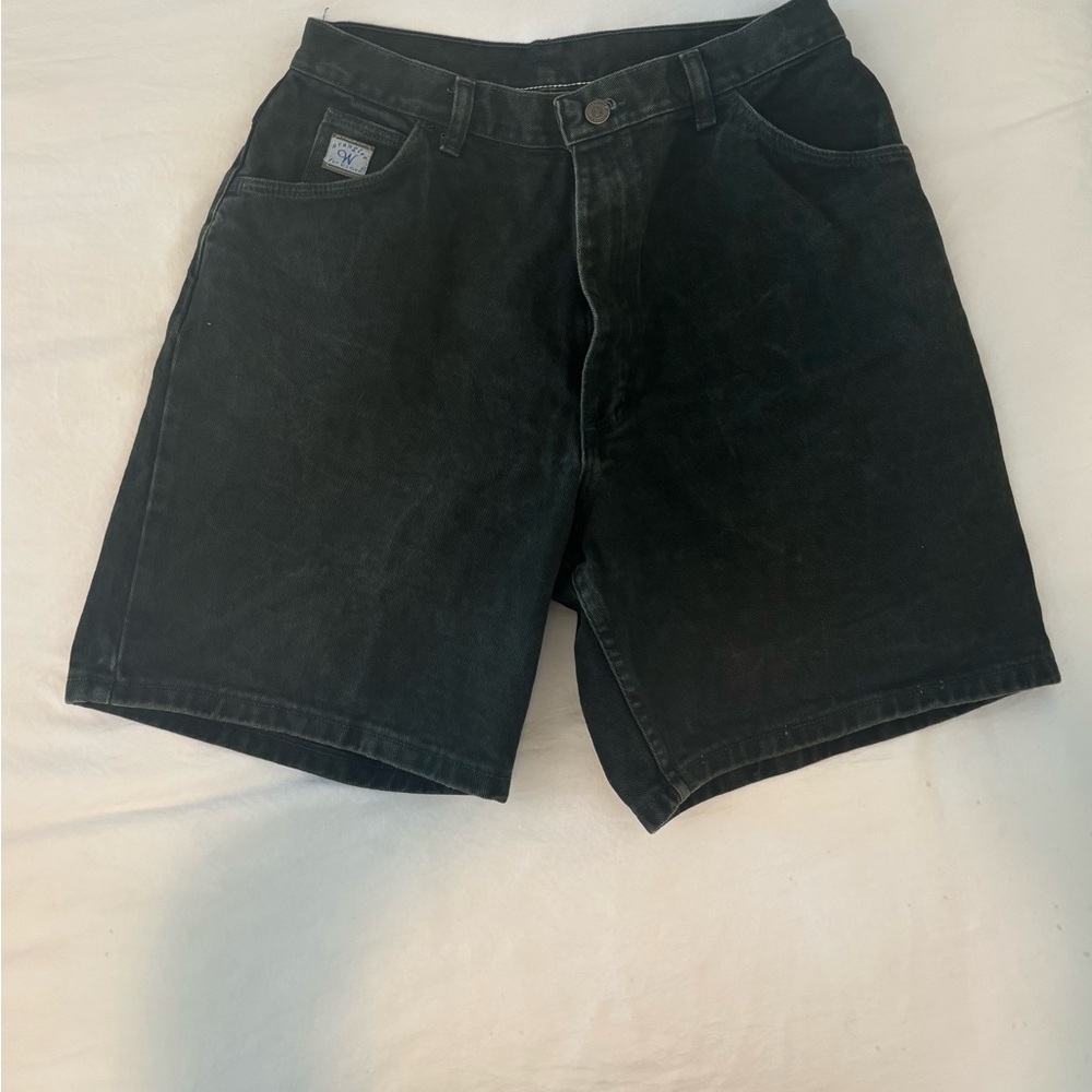 Vintage Wrangler Women's Dark Green Jean Shorts